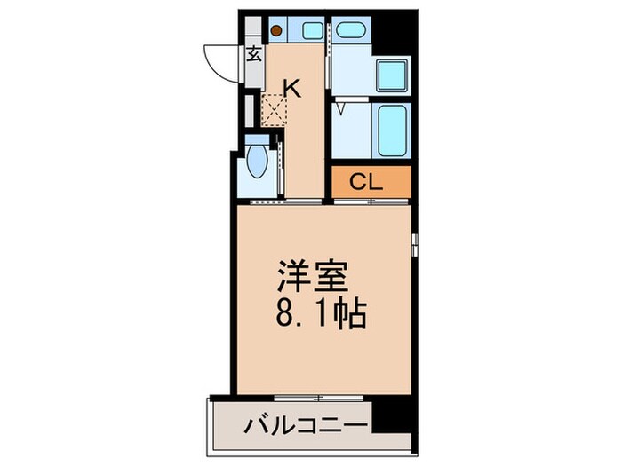 ビガ－ポリス１０１扇町の物件間取画像