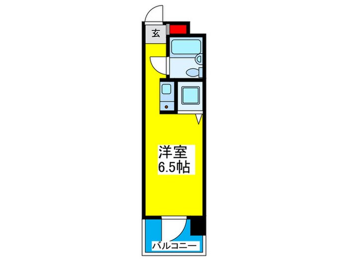 朝日ﾌﾟﾗｻﾞ都島北通ﾀｳﾝﾙｰﾑ(805)の物件間取画像