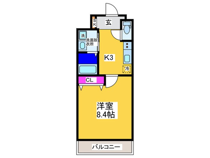 WabiSabiの物件間取画像