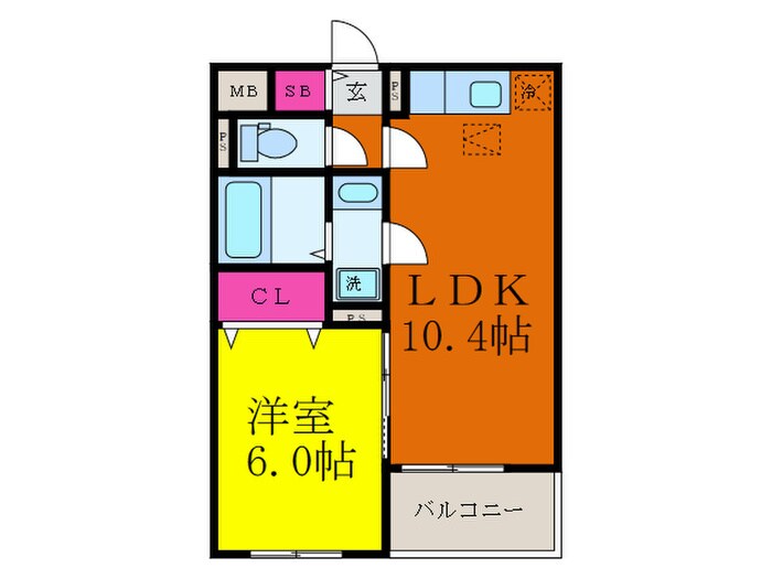 サザンクロス　ｅａｓｔの物件間取画像