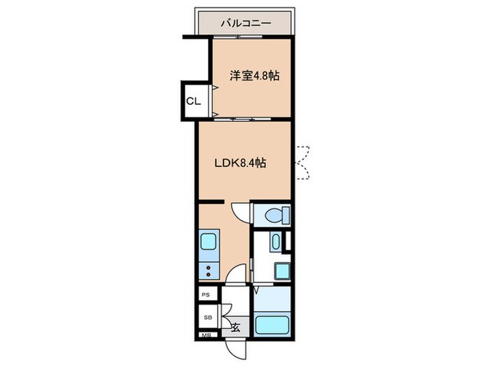 ピレーネ諸福の物件間取画像