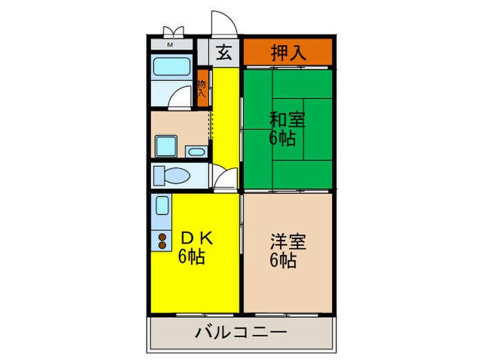 ラ・ヴィオラ桃山台(105)の物件間取画像