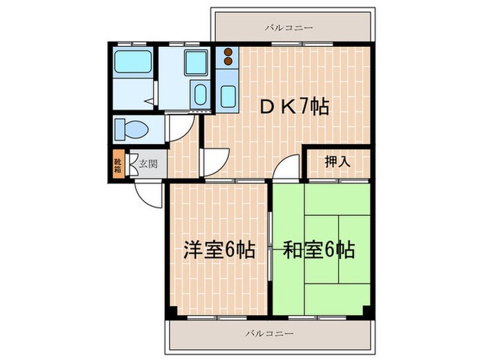 アンシャンテの物件間取画像