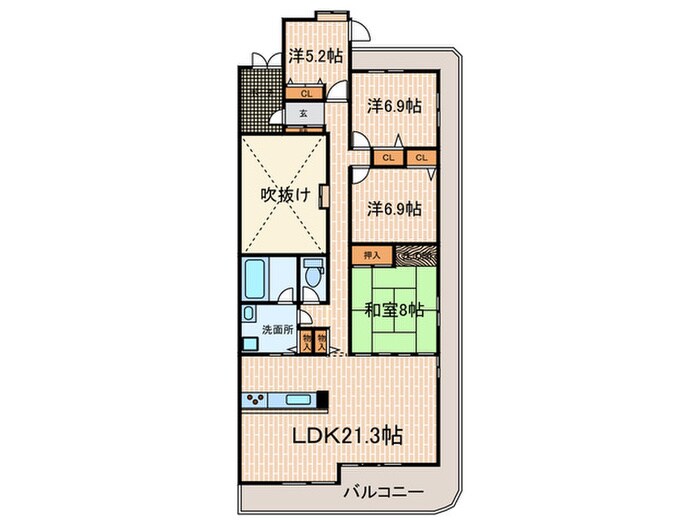 ガーデンヒル苦楽園の物件間取画像