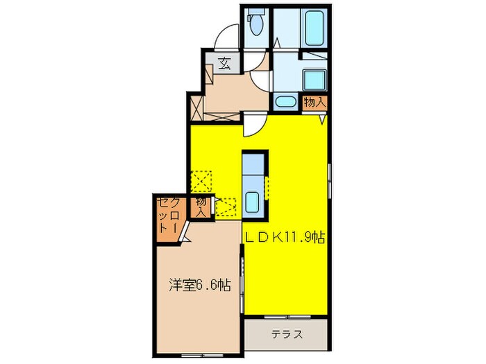 イルミナールの物件間取画像