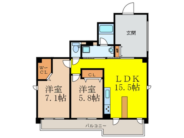 ロイヤルグランデ吹田の物件間取画像