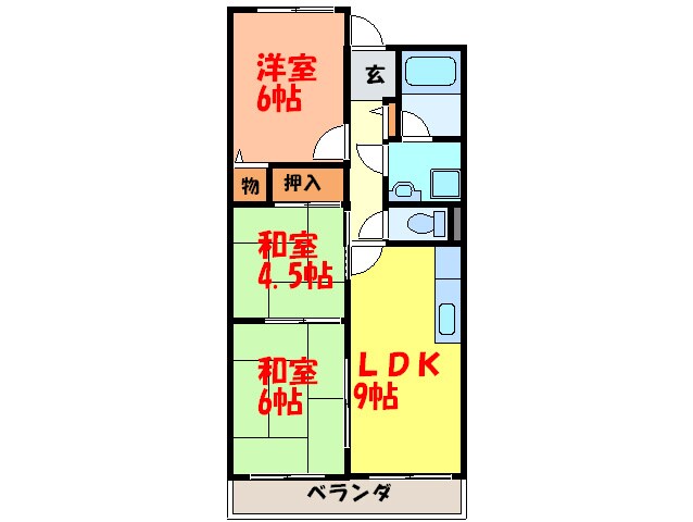 物件間取画像