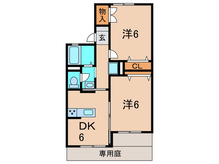 カ－サ梅ノ木の物件間取画像