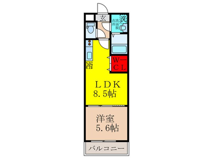 フジパレス吹田穂波公園の物件間取画像