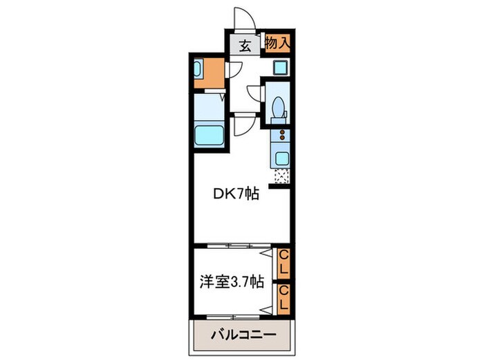 仮)ﾌｧｽﾃｰﾄ京都壬生ﾌｨｴﾛ(302)の物件間取画像