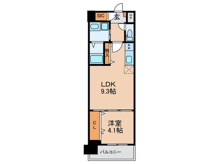 仮)ｽﾌﾟﾗﾝﾃﾞｨｯﾄﾞVIII(エイト)の物件間取画像