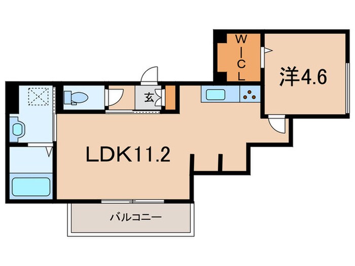 アンベリールの物件間取画像