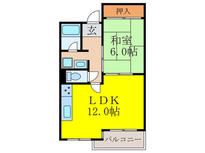 オ－クヒルズ北大阪の物件間取画像