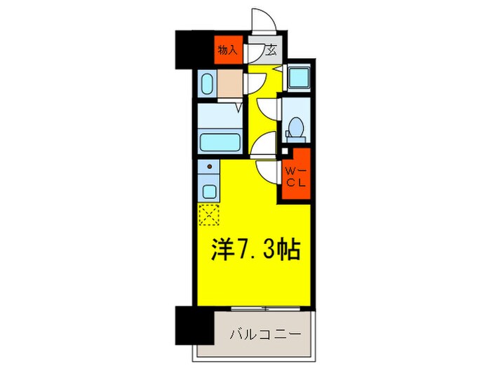 ＢＰＲレジデンス本町東の物件間取画像