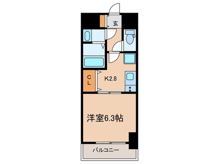 セオリー神戸アクアグルーブの物件間取画像