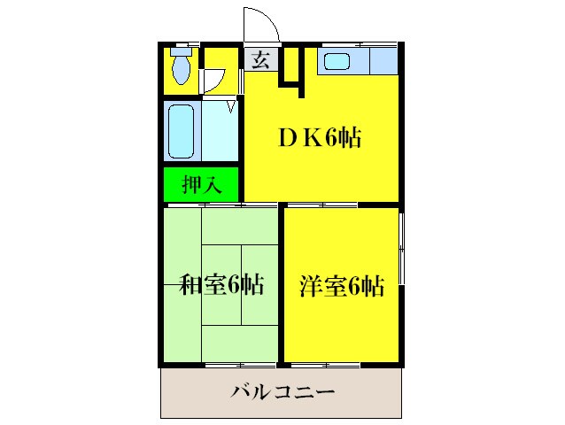 アミュ－ズメント和泉の物件間取画像