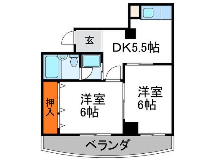 サンビラ大手前の物件間取画像