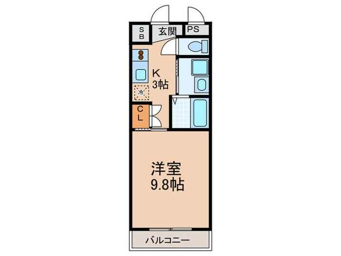 イセハイツの物件間取画像