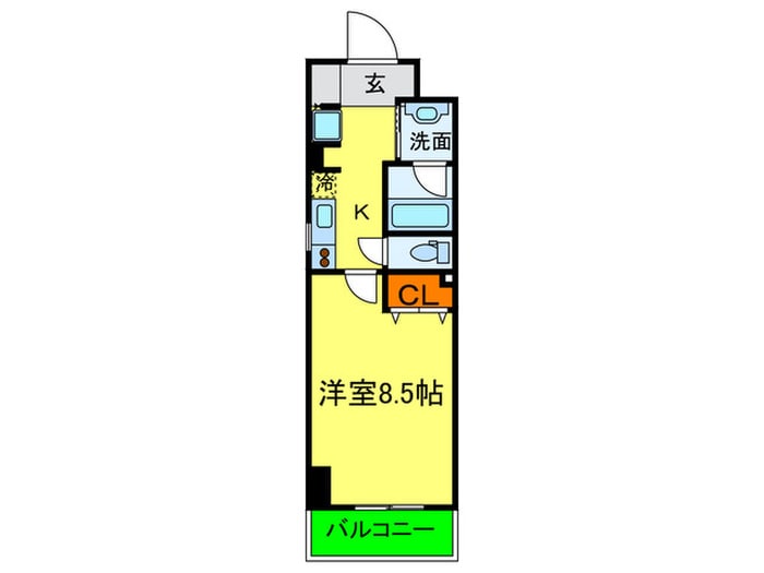 CITY SPIRE神戸元町Iの物件間取画像