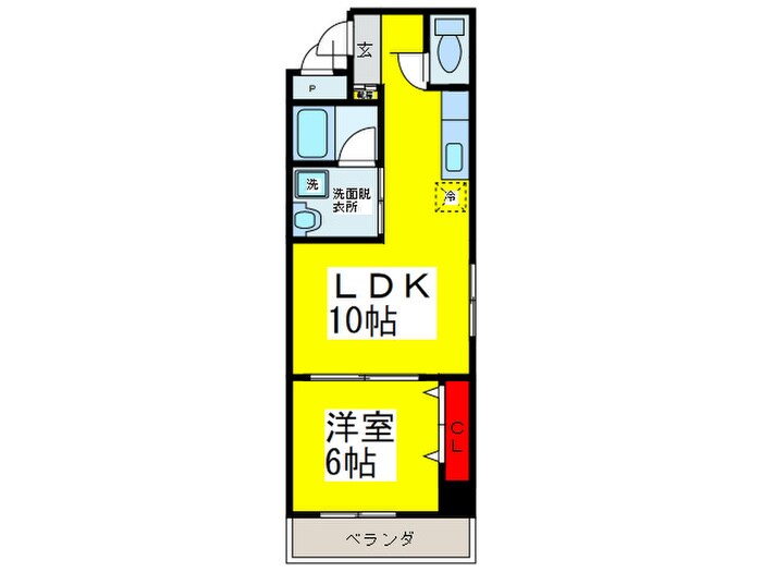 シティコ－ト大小路の物件間取画像