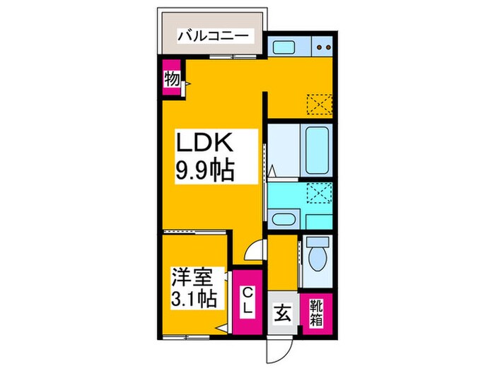 ルピナス深井東町の物件間取画像