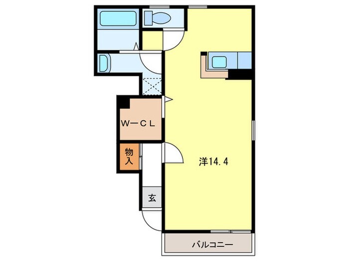 フレスク－ラの物件間取画像