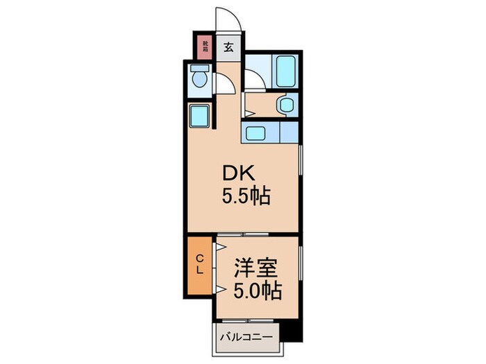 デルガト－レ天満の物件間取画像