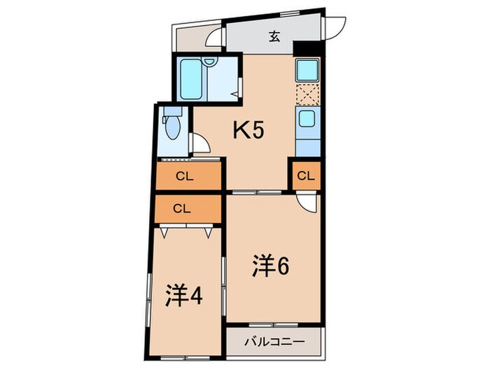 マンション相楽苑の物件間取画像