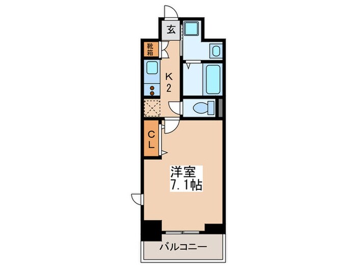 ｴｲﾍﾟｯｸｽ四天王寺Ⅰ（４０３）の物件間取画像