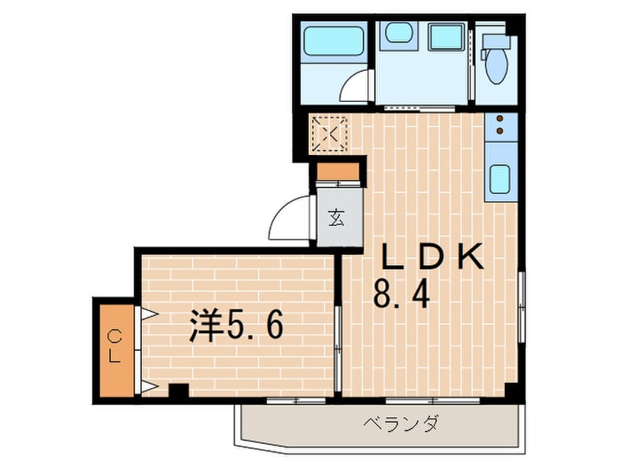 HIGH　WOODS　YAMATEの物件間取画像