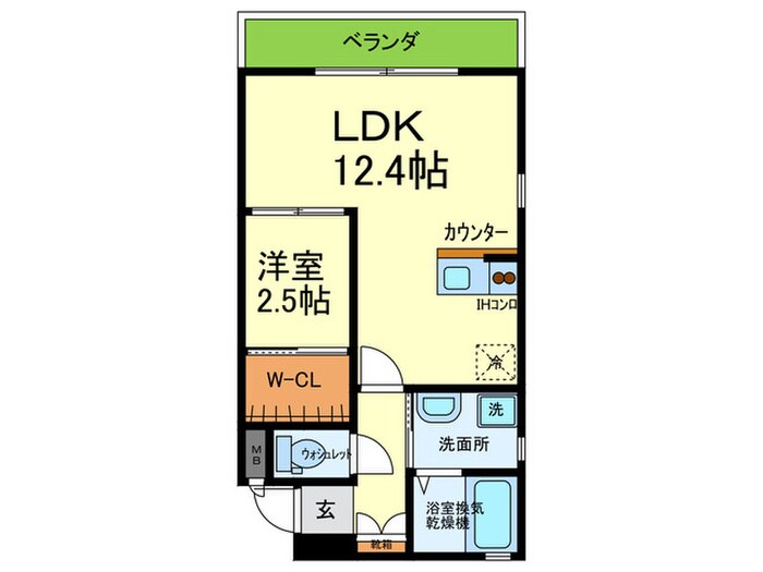 Forest court Sanponの物件間取画像