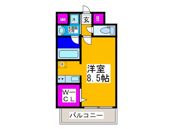 メゾン田中平野の物件間取画像