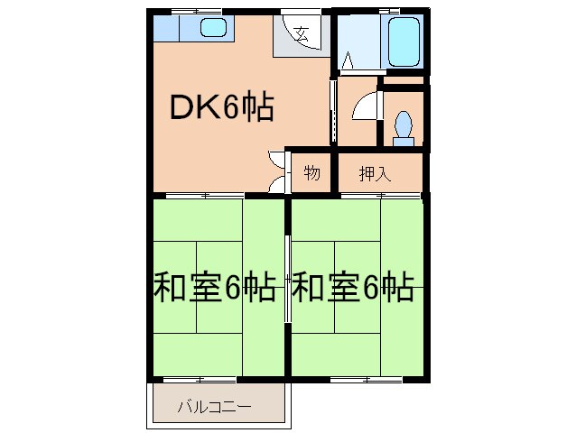 物件間取画像