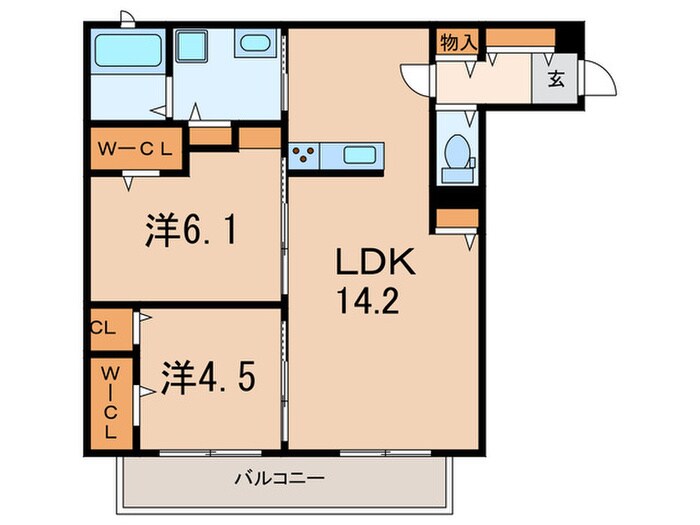 FLAT　OUT　Z　（A）の物件間取画像