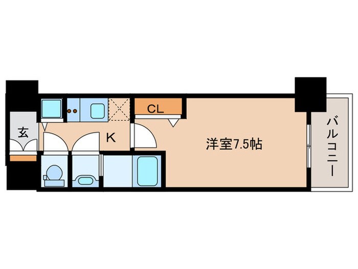 ウォークフォレスト御幸町の物件間取画像