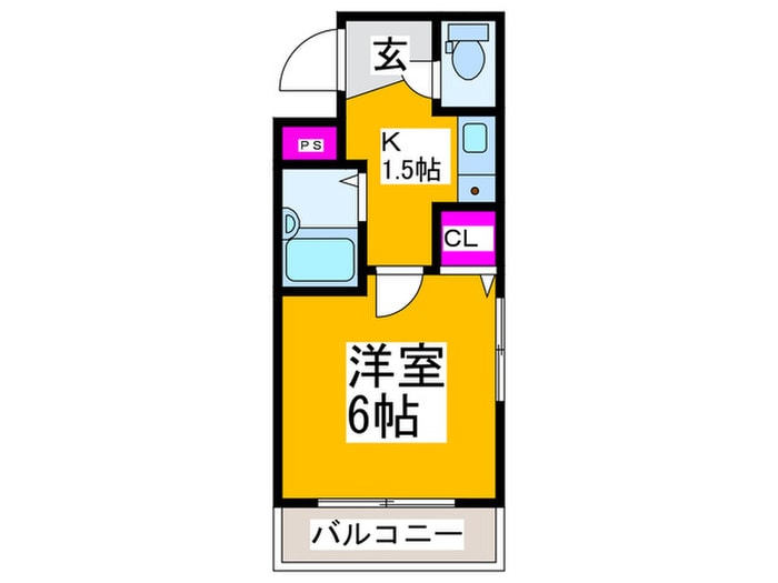 赤畑ハイツの物件間取画像