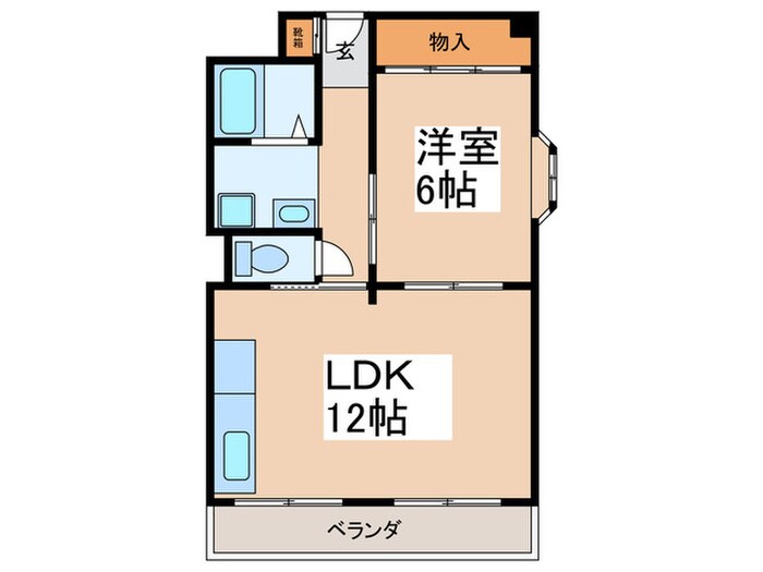 サンヴァリ長吉の物件間取画像