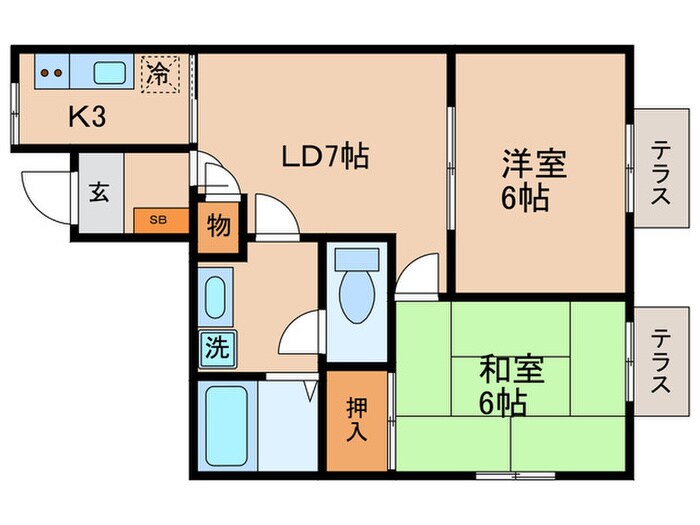 ミレニアムの物件間取画像