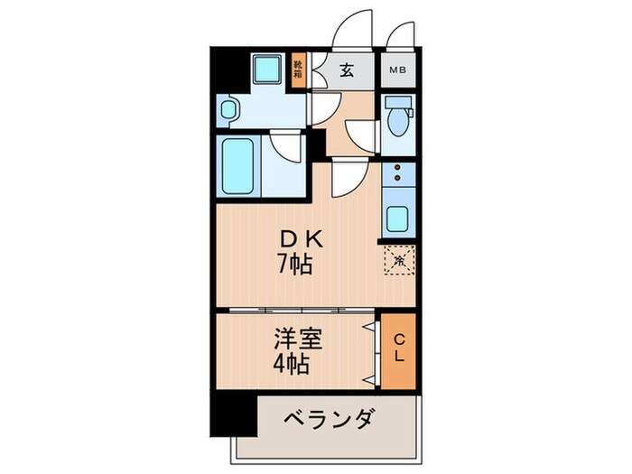 セイワパレス京町堀の物件間取画像