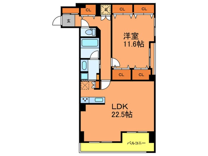 グレンパ－ク梅田北の物件間取画像