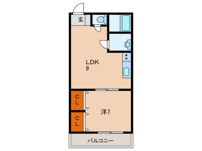 ときわ萩乃ハイツの物件間取画像