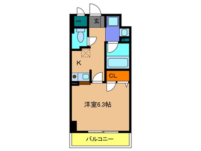 ジュネス関目高殿の物件間取画像