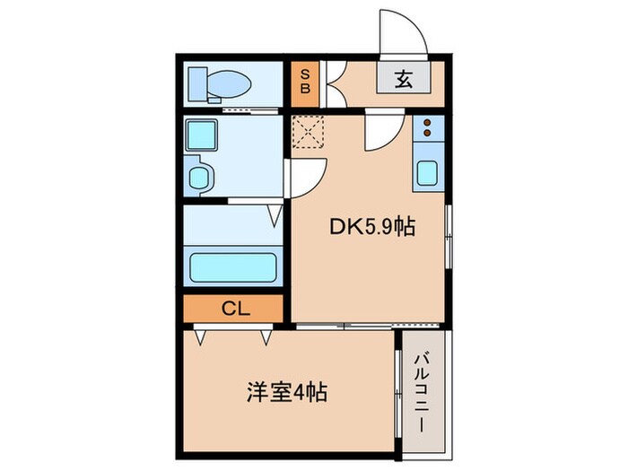 スプランドゥール東九条の物件間取画像