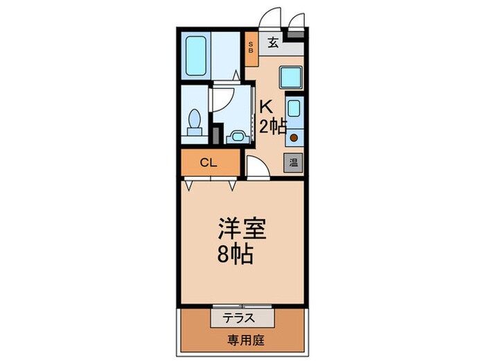 セジュ－ル赤坂の物件間取画像