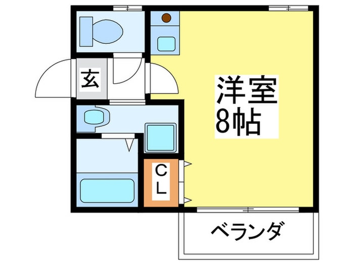 ディアコ－ト鶴橋の物件間取画像