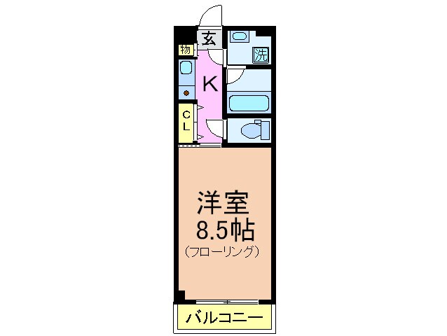 グレンパ－ク兵庫駅前の物件間取画像