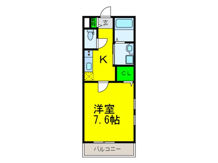 フィアスコート羽衣の物件間取画像