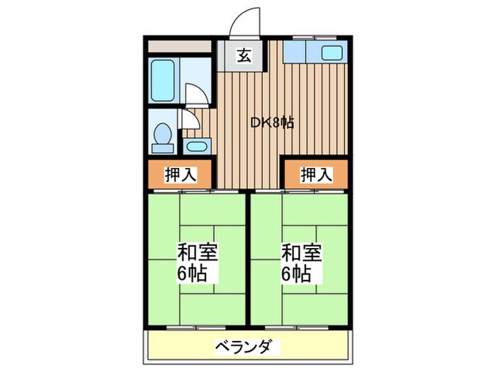 今津マンションの物件間取画像