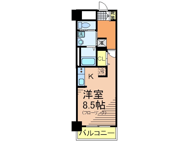 Ｗｉｌｌ ＤＯ浜崎通の物件間取画像