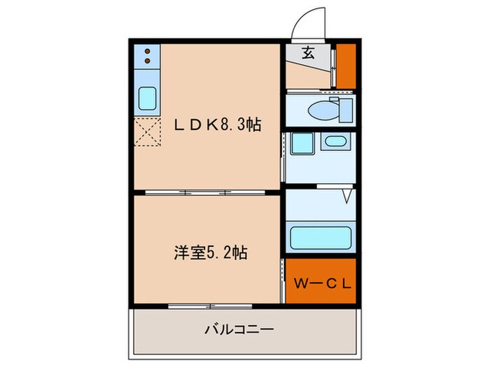 ＫＴＩレジデンス板宿Ⅱの物件間取画像